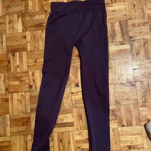 Purple leggings